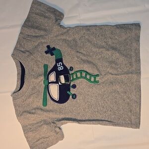 Gymboree Toddlers Helicopter with Velcro Door with Monster T-shirt 12-18 Months